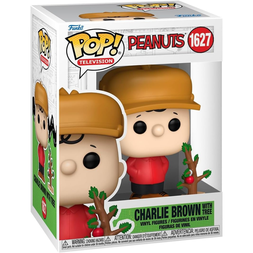 Funko Pop! Movies: A Charlie Brown Christmas - Charlie Brown with Tree #1627