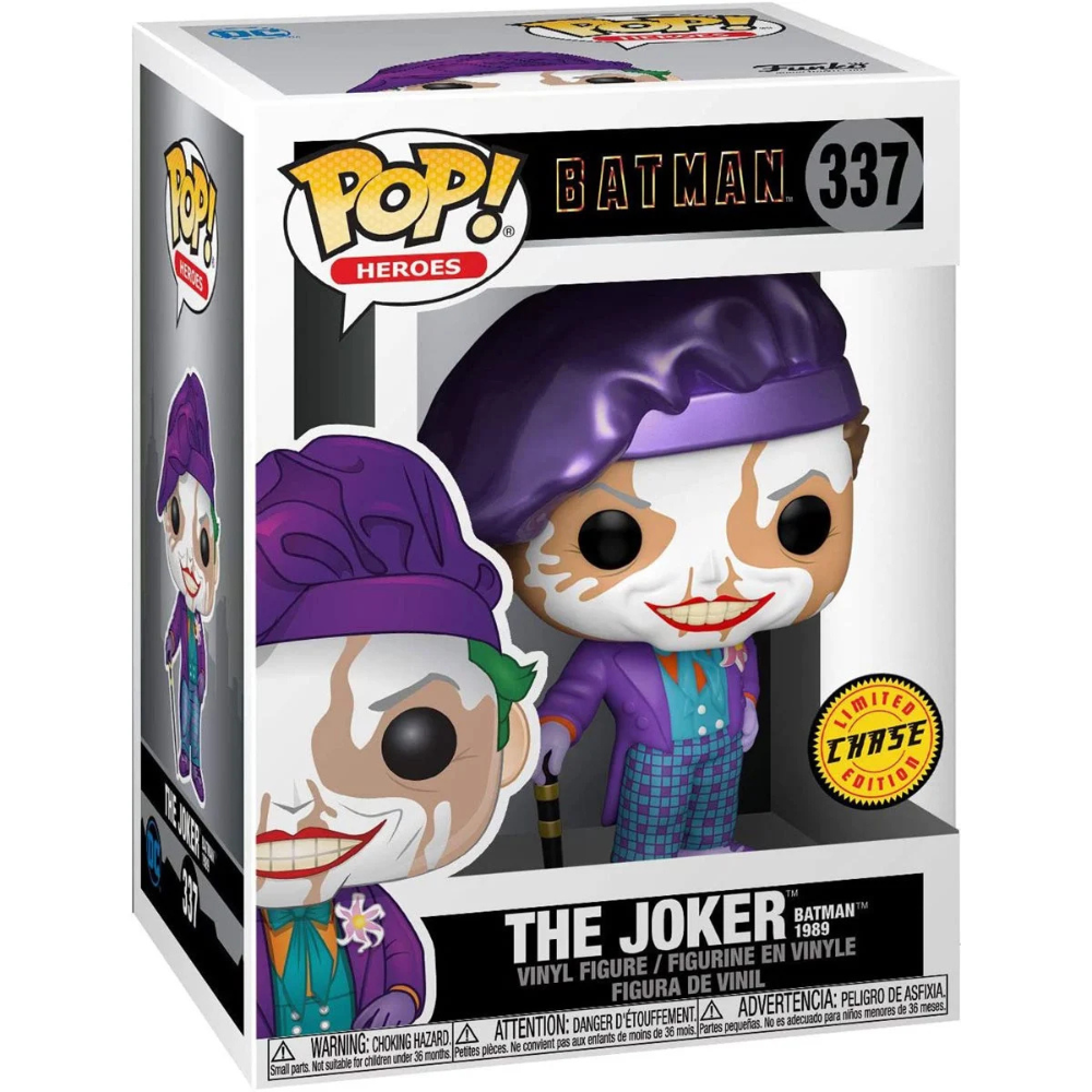 Funko Pop! Heroes: Batman 1989 - Joker with Hat CHASE #337